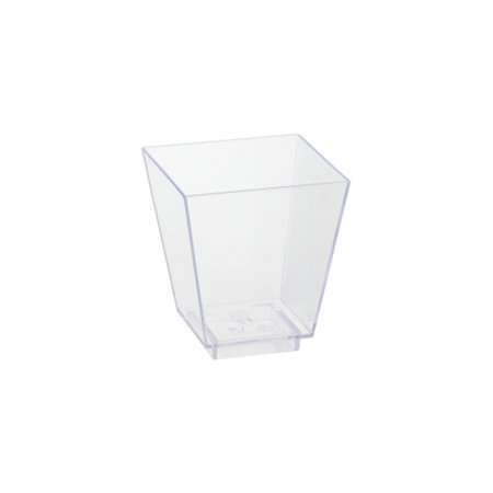 Fingerfood Amuse - Schaaltjes PS rechthoekig 50ml 5cm x 4,5cm x 4,5cm Glashelder