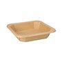 Kartonnen lunchboxen vierkant 500ml 3,3cm x 16,2cm x 16,2cm Bruin - Horecavoordeel.com