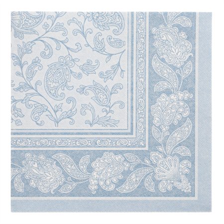 Servetten ROYAL Collection 1/4 vouw 40cm x 40cm arctisch Blauw Ornaments