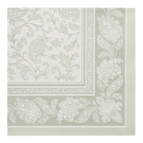 Servetten ROYAL Collection 1/4 vouw 40cm x 40cm jade Groen Ornaments - Horecavoordeel.com