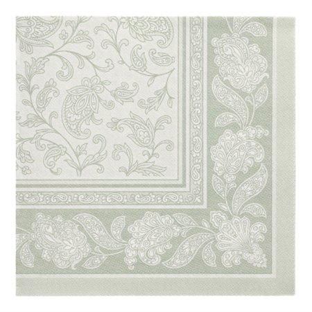 Servetten ROYAL Collection 1/4 vouw 40cm x 40cm jade Groen Ornaments
