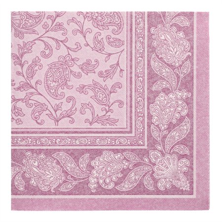 Servetten ROYAL Collection 1/4 vouw 40cm x 40cm Paars Ornaments