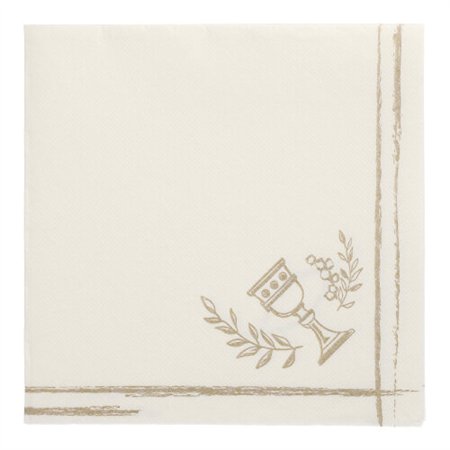 Servetten ROYAL Collection 1/4 vouw 40cm x 40cm Communion / Confirmation