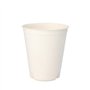 Drinkbekers Suikerriet Pure 0,3 l Ø 9cm x 10cm Wit voor warme dranken