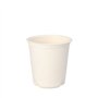 Drinkbekers Suikerriet Pure 0,1 l Ø 6,3cm x 6,5cm Wit voor warme dranken