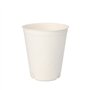 Drinkbekers Suikerriet Pure 0,3 l Ø 9cm x 10cm Wit voor warme dranken