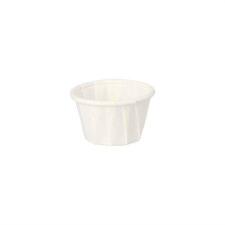 Sausbakjes Papier Pure 10ml Ø 3,5cm x 2,2cm Wit - Horecavoordeel.com