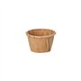 Sausbakjes Papier Pure 10ml Ø 3,5cm x 2,2cm Bruin - Horecavoordeel.com