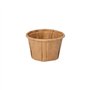 Sausbakjes Papier Pure 25ml Ø 4,4cm x 2,8cm Bruin - Horecavoordeel.com