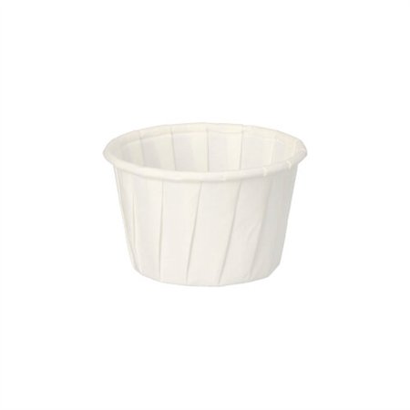 Sausbakjes Papier Pure 35ml Ø 5cm x 3,1cm Wit - Horecavoordeel.com