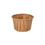 Sausbakjes Papier Pure 35ml Ø 5cm x 3,1cm Bruin