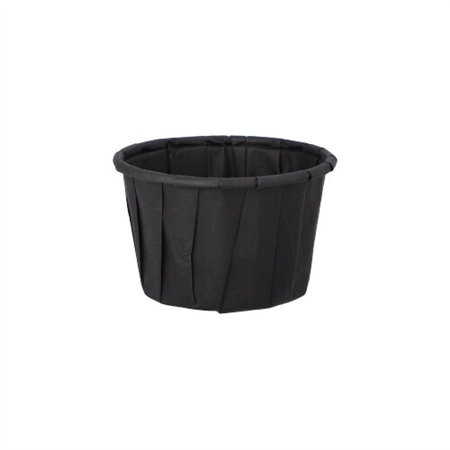 Sausbakjes Papier 35ml Ø 5cm x 3,1cm Zwart