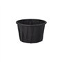 Sausbakjes Papier 35ml Ø 5cm x 3,1cm Zwart - Horecavoordeel.com