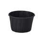 Sausbakjes Papier 90ml Ø 6,6cm x 4,2cm Zwart - Horecavoordeel.com