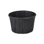 Sausbakjes Papier 110ml Ø 7cm x 4,2cm Zwart - Horecavoordeel.com