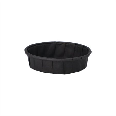 Sausbakjes Papier 25ml Ø 6cm x 1,5cm Zwart - Horecavoordeel.com