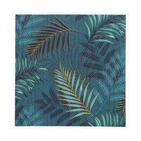 Servetten 3-laags 1/4 vouw 33cm x 33cm Jungle Leaves