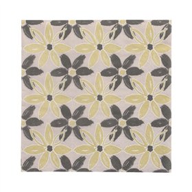 Servetten 3-laags 1/4 vouw 33cm x 33cm Dark Flowers - Horecavoordeel.com