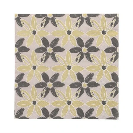 Servetten 3-laags 1/4 vouw 33cm x 33cm Leaves and Flowers