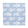 Servetten 3-laags 1/4 vouw 33cm x 33cm Fish - Horecavoordeel.com