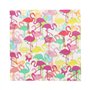 Servetten 3-laags 1/4 vouw 33cm x 33cm Flamingoparty - Horecavoordeel.com