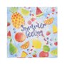 Servetten 3-laags 1/4 vouw 33cm x 33cm Summerfeelings - Horecavoordeel.com