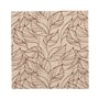Servetten 3-laags 1/4 vouw 33cm x 33cm Natuur Shapes of Leaves gemaakt van gerecycled Papier - Horecavoordeel.com