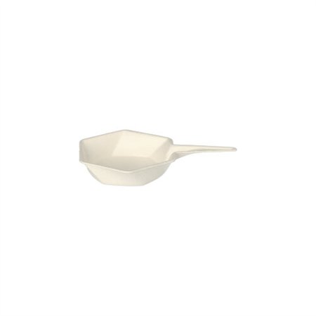 Fingerfood Amuse - Schaaltjes Suikerriet Pure 15ml 1,5cm x 9,5cm x 6,3cm Wit Hexagon - Horecavoordeel.com