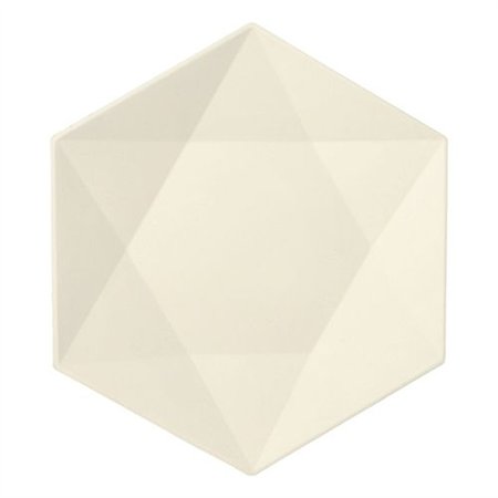 Borden Suikerriet Pure hexagonaal 2,5cm x 26cm x 23cm Wit Diamond