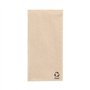 Servetten 1-laags 1/8 vouw 33cm x 33cm Natuur gemaakt van gerecycled Papier - Horecavoordeel.com