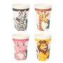 Drinkbekers Karton 0,2 l Ø 7cm x 9,7cm Jungle - Horecavoordeel.com
