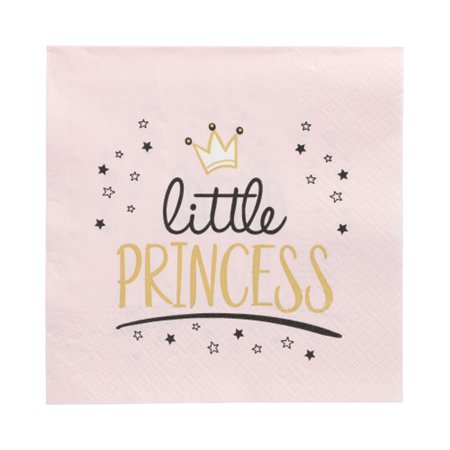 Servetten 3-laags 1/4 vouw 33cm x 33cm Little Princess - Horecavoordeel.com