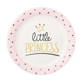 Borden Karton rond Ø 23cm Little Princess - Horecavoordeel.com