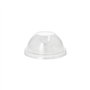 Deksels PET rond Ø 8cm x 4cm Glashelder zonder gat
