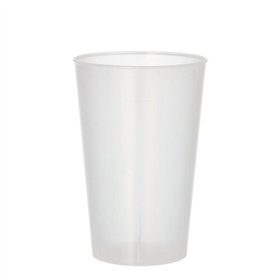 Drinkbekers herbruikbaar PP 0,3 l Ø 8cm x 11,7cm Transparant Onbreekbaar - Horecavoordeel.com