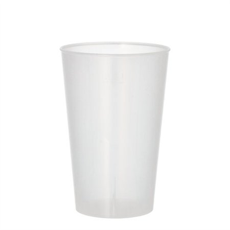 Drinkbekers herbruikbaar PP 0,3 l Ø 8cm x 11,7cm Transparant Onbreekbaar