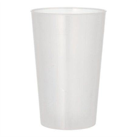 Drinkbekers herbruikbaar PP 0,5 l Ø 9,2cm x 13,9cm Transparant Onbreekbaar
