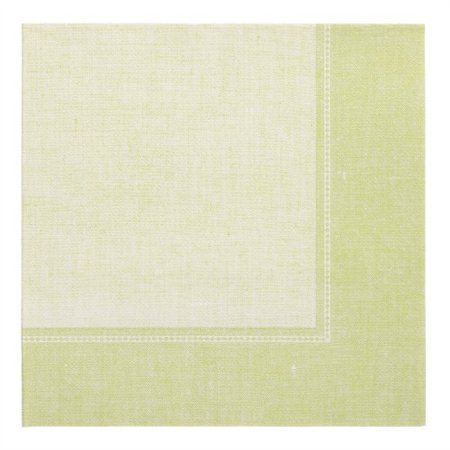 Servetten ROYAL Collection 1/4 vouw 40cm x 40cm lichtgroen Linum