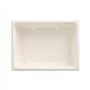 Gastronorm schalen GN 1/8 Suikerriet PLA coating rechthoekig 4,7cm x 16,5cm x 12,3cm Wit