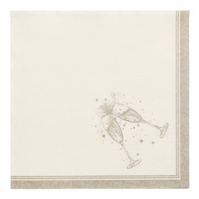 Servetten ROYAL Collection 1/4 vouw 40cm x 40cm Goud Festivities