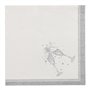 Servetten ROYAL Collection 1/4 vouw 40cm x 40cm Zilver Festivities