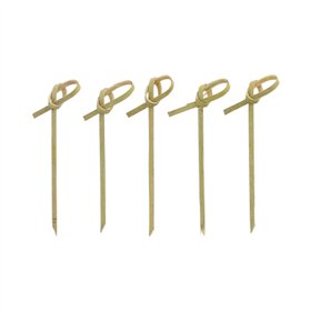Fingerfood Amuse prikkers Bamboe Pure 6cm Knot