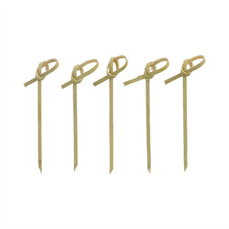 Fingerfood Amuse prikkers Bamboe Pure 6cm Knot