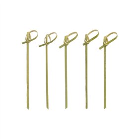 Fingerfood Amuse prikkers Bamboe Pure 9cm Knot