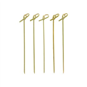 Fingerfood Amuse prikkers bamboe Pure 15cm Knot - Horecavoordeel.com