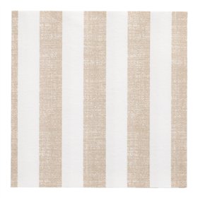 Servetten ROYAL Collection 1/4 vouw 40cm x 40cm Zand Lines