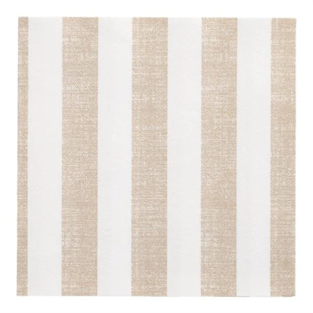 Servetten ROYAL Collection 1/4 vouw 40cm x 40cm Zand Lines