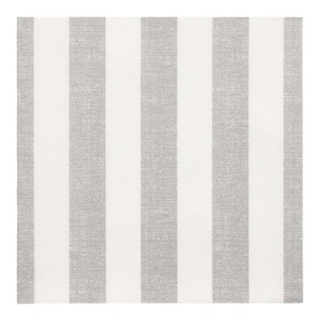 Servetten ROYAL Collection 1/4 vouw 40cm x 40cm Grijs Lines