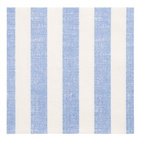 Servetten ROYAL Collection 1/4 vouw 40cm x 40cm Blauw Lines - Horecavoordeel.com