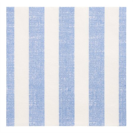 Servetten ROYAL Collection 1/4 vouw 40cm x 40cm Blauw Lines